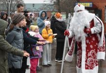 Ряжцы отметили день рождения Деда Мороза