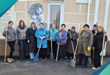 В Ряжском округе прошли первые субботники