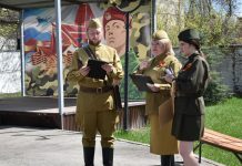 В Ряжске школьники и студенты прошли «Путь к Победе»
